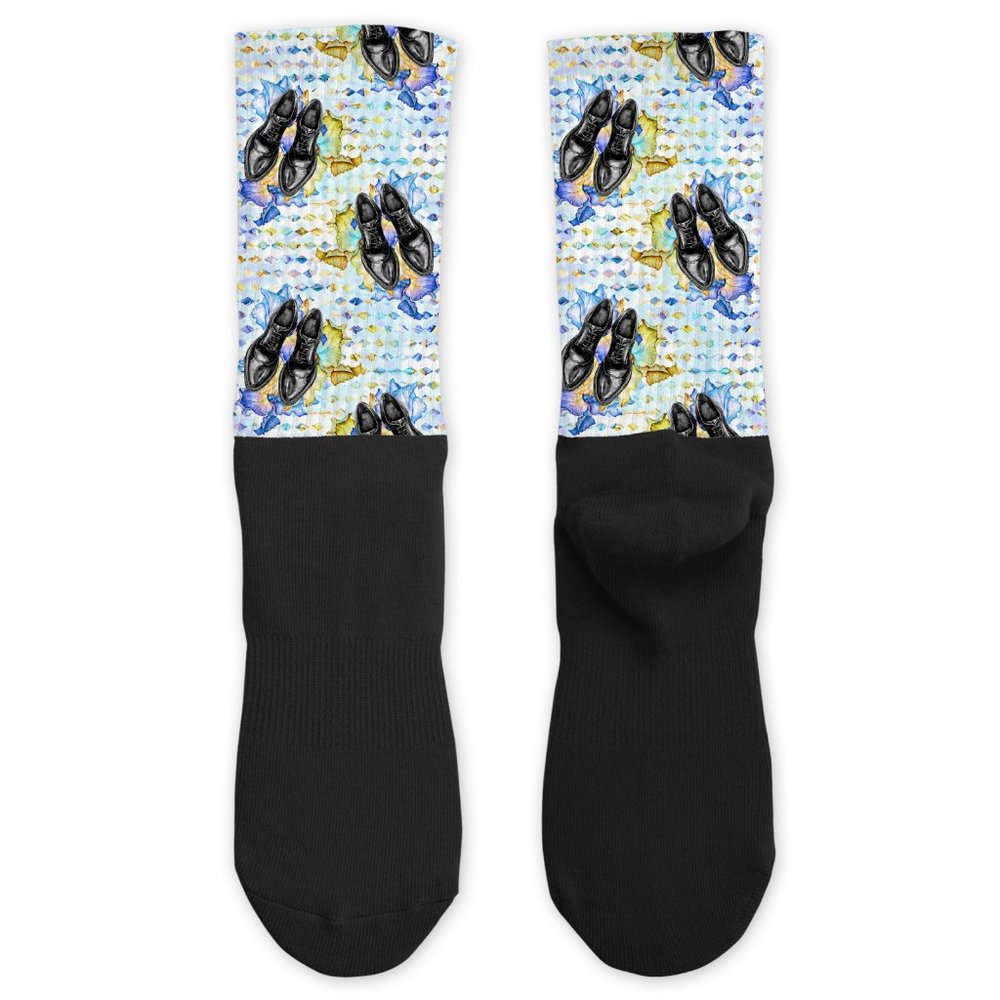 Gentlemen's Stacey Adams Fashion Dapper Design Custom Cotton Athletic Socks
